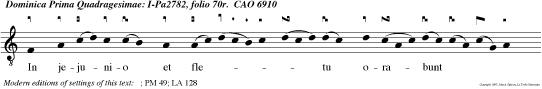 In jejunio et fletu orabunt sacerdotes, dicentes: Par ce, Domine, parce populo tuo: et ne des hereditatem tuam in perditionem.
