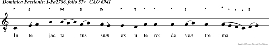 In te jactatus sum ex utero: de ven tre matris meae Deus meus es tu, ne discedas a me: Quoniam tribulatio pro xima est, et non est qui adjuvet.
