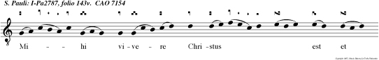 Laudemus opus Dei in Maria genitrice, sed virgine laudemus in Maria peccatrice, sed poenitente: Maria haec est da ta speculum innocentiae Maria haec est exemplum poenitentiae.
