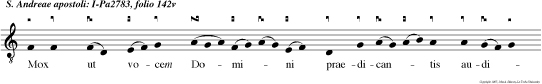 Loquebantur variis linguis apostoli, alleluia, magnalia Dei, Pro ut Spi ritus San tus dabat eloqui illis, alleluia.