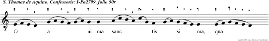 Misit me  pater viven et ego vivo propter Patrem: Et qui man ducat me, vivit propter me.