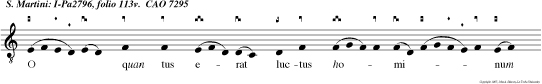 Notas mihi fecisti Domine vias vite ad implebis me laetitia cum vultu tuo: Dilec tationes in dextera tua usque infinem.