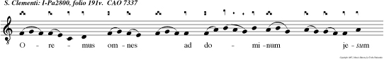Obtulerun pro eo Domino par turturum aut duos pullos columbarum Sicut scrip tum est in lege Domini.