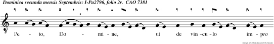 Omnis pulchr tudo Domini exaltata est super sidera: species ejus in nubibus coeli, Et nomen ejus in aeter num per manet, alleluia.