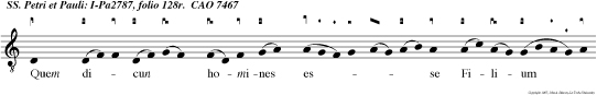 Peto, Domine, ut de vinculo impro perii