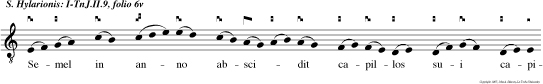 Respexit Elias ad caput suum subcinericium panem qui surgen comedit et bibit, Et ambulavit in fortitudine cibi illius usque ad montem Dei.