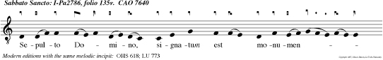 Rex dilecte matris anne et genus ex ? ? ? cujus eamin super nis sic oblectat facies. Ut beata visione vultus ? ? ? ?