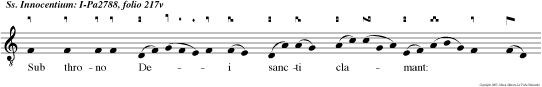 Si diligis me, Simon Petre, pasce oves meas. Domine, tu nosti quia amo te: Et animam meam pono pro te.