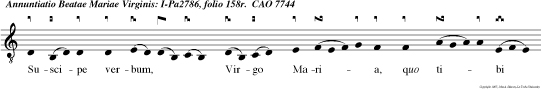 Spem in alium  num qua habui praeter in te, Deus Israel: Qui irasceris et pro pitius eris, Et omnia peccata hominum in tribulatione dimittis.