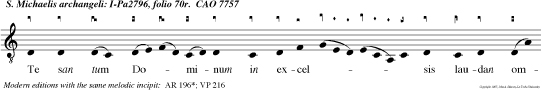 Statuit Dominus super petram pedes meos, et direxit gressus meos Deus meus. Et immisit in os meum canticum novum.