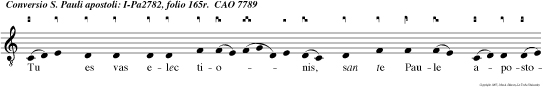 Suscipe verbum, Virgo Maria, quo tibi a Domino per Angelum trans mis sum est: con cipies, et paries Deum pariter et hominem, Ut benedicta dicaris inter omnes mulieres.