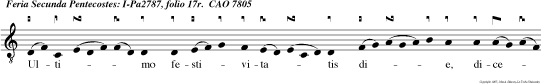 Tempus est ut revertar ad eum qui me misit vos autem benedicite Deum, Et enar rate omnia mirabilia ejus.
