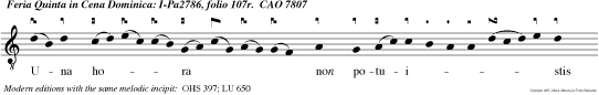 Tenebrae factae sun dum crucifixissent Jesum Judaei: et cir ca horam nonam exclamavit Jesus voce magna: Deus meus, ut qui me dereliquisti? Et inclinato capite emisit spiritum.