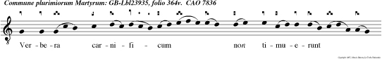 Tua est potentia, tuum regnum, Domine, tu es super omnes gentes Da pacem Domine, In diebus nostris