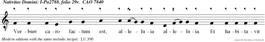 Tuam coronam adoramus domine alleluya alleluya. Tuum gloriosum recolimus triumphum alleluya.