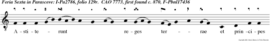 Astiterunt reges terrae et principes con venerun in unum.