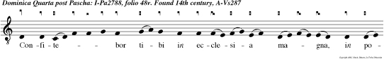 Confitebor tibi in ecclesia magna, in populo gravi.