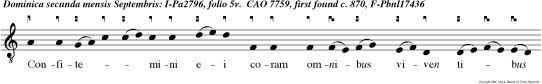 Confitemini ei coram omnibus viven tibus qui a fecit vobis cum misericordiam suam.