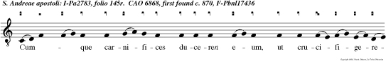 Cumque carnifices duceren eum, ut crucifigeretur factus est con cursus populorum claman tium et dicentium.