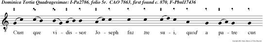 Cum que vidissen Joseph fra tre sui, quod a patre cun tis fratribus plus amaretur, oderan eum, nec poteran ei quid quam pacifice loqui: unde et dicebant.