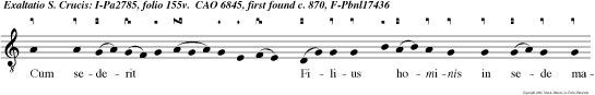 Cum sederit Filius  hominis in sede majestatis suae et coeperit judicare saeculum per ignem