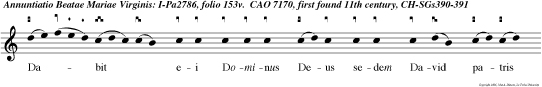 Dabit ei Dominus Deus sedem David patris ejus, et regnabit in domo Jacob in aeternum.
