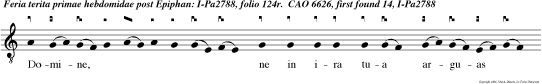 Domine, ne in ira tua arguas me, neque in furore tuo corripias me.