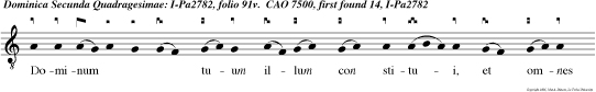 Dominum tuum illum con stitui, et omnes fra tre ejus ser vituti illius sub jugavi.