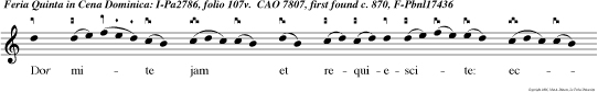 Dor mite jam et requiescite: ecce appropinqua bit qui me tradet.