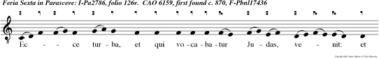 Ecce turba, et qui vocabatur Judas, venit: et dum appropinqua ret ad Jesum.
