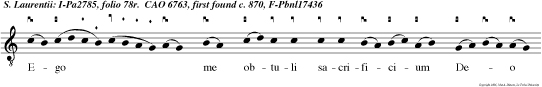 Ego me obtuli sacrificium Deo in odorem suavitatis.