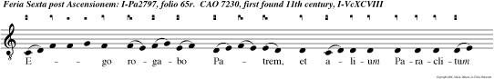 Ego rogabo Patrem, et alium Paraclitum dabit vobis.