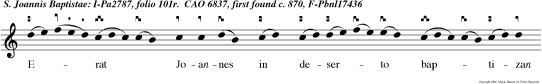 Erat Joannes in deserto baptizan et praedican baptismum paenitentiae.