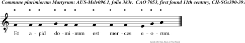 Et apid dominum est merces eorum.