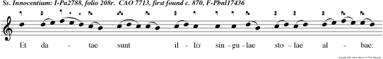 Et datae sunt illis singulae stolae albae: et dictum est illis.