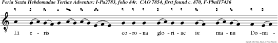 Et eris corona gloriae in manu Domini, et diadema regni in manu Dei tui.