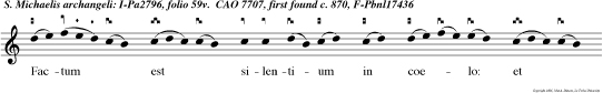 Factum est silentium in coelo: et accepit angelus thuribulum et implevit illud de igne altaris.