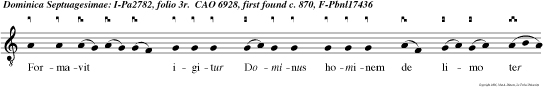 Formavit igitur Dominus hominem de limo ter rae, et inspiravit in faciem ejus spiraculum vitae.