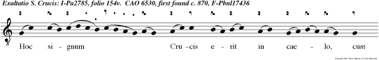 Hoc signum Crucis erit in caelo, cum Dominus ad judicandum venerit.