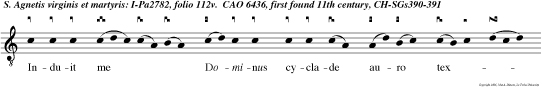 Induit me Dominus cyclade auro texta, et immen sis monilibus ornavit me.