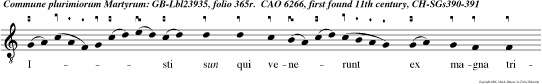 I  sti sun qui venerunt ex magna tribulatione et laverunt stolas suas. In sangui Glo  ria patri et filio et spiritui sancto. In san-.