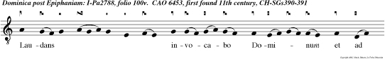 Laudans invocabo Dominum et ad inimicis meis salvus ero.
