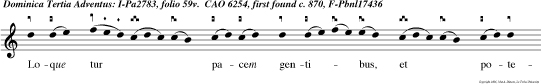 Loque tur pacem gentibus, et potestas ejus a mari usque ad mare.