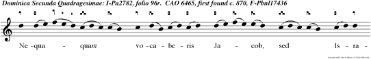 Nequaquam vocaberis Jacob, sed Israel erit nomen tuum.