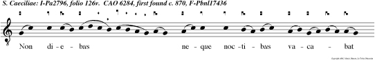 Non diebus neque noctibus vacabat a colloquiis divinis et oratione.