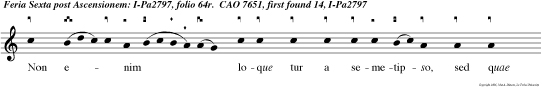 Non enim loque tur a semetipso, sed quae cum que audiet loquetur, et quae ven tura sun annun tiabit vobis