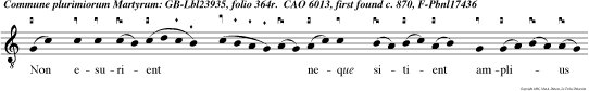 Non esurient   neque sitient amplius neque cadet super illos sol neque  ullus e stus.  Quo niam.