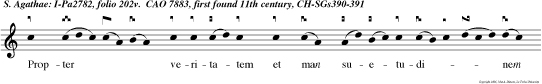 Propter veritatem et man suetudinem et justi tiam.