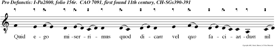 Quid ego miserrimus quod dicam vel quo faciandum nil boni perseram ante tantum judicem Quan do.