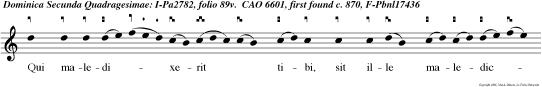 Qui maledixerit tibi, sit ille maledictus et qui benedixerit tibi, benedictionibus repleatur.